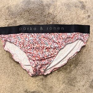 Parke & Ronen Multicolor Patterned Bikini Bottom